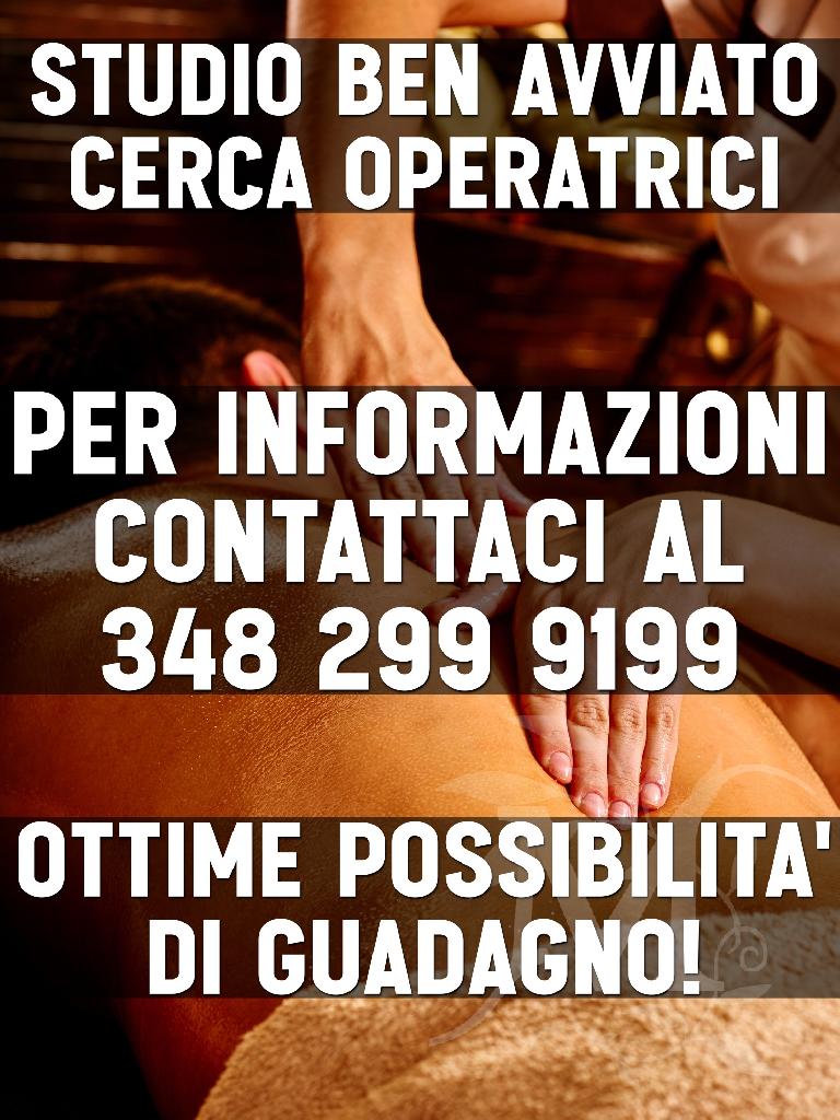 Cercasi massaggiatrice olistica 1