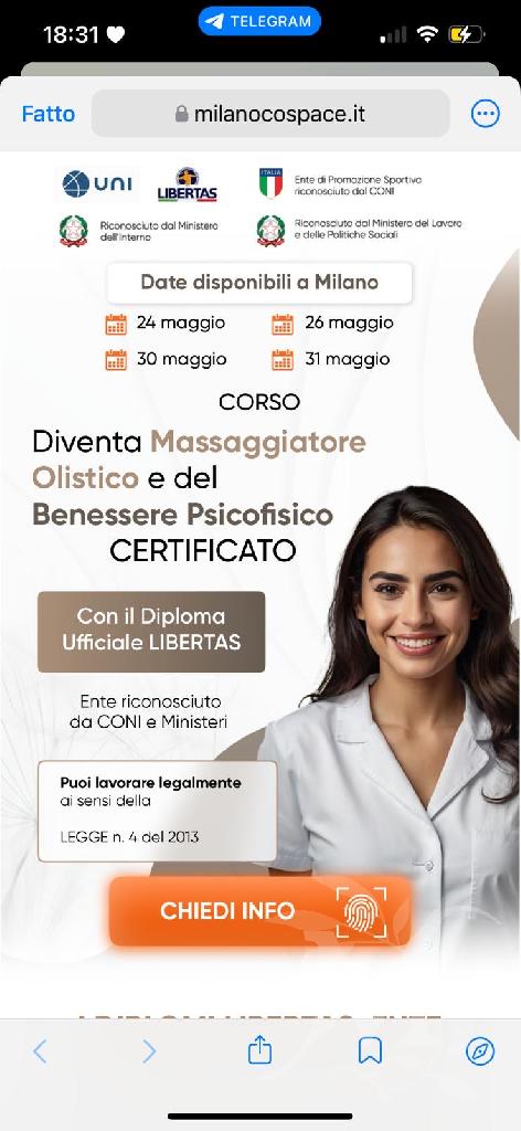 Diventa Massaggiatore Olistico 1